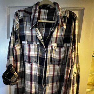 Plaid XL  - Kut from the Kloth blouse